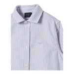 Fay Camicia Tinta Unita Manica Lunga con Fantasia A Righe per Bambino FV5P30 BIANCO FAY 