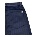 PLEASE jeans tinta unita modello palazzo con girovita regolabile Blu per Bambina PHT7121G66 BLU PLEASE 
