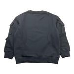 Missoni Felpa Tinta Unita Girocollo con Stampa per Bambina MV4P60 NERO MISSONI 