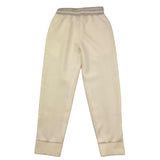 Dnj Pantalone Tinta Unita con Elastico In Vita In Contrasto per Bambino PFD5102J PANNA DNJ 