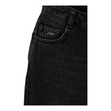 EMPORIO ARMANI jeans tinta unita con logo Nero per Bambino 6D4J79 NERO EMPORIO ARMANI 