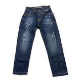 BiKKEMBERGS jeans tinta unita con girovita regolabile Blu per Bambino BK1947 BLU BiKKEMBERGS 