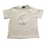 Cesare Paciotti T-Shirt Girocollo Tinta Unita con Stampa per Neonato TSP5114B BIANCO CESARE PACIOTTI 