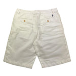 Ralph Lauren Bermuda Tinta Unita con Logo per Bambino 323932984001 BIANCO RALPH LAUREN 
