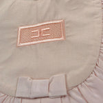 Elisabetta Franchi Pagliaccetto Tinta Unita con Rouches per Neonata ENPG045 ROSA ELISABETTA FRANCHI 