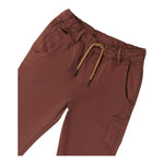SARABANDA pantalone tinta unita con elastico in vita Marrone per Bambino 07542 MARRONE SARABANDA 