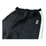 Juicy Couture Pantalone Tinta Unita con Profili In Contrasto per Bambina JBX6715 NERO JUICY COUTURE 