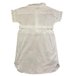 Zhoe & Tobiah Abito Mezza Manica Tiinta Unita con Cinturino per Bambina RT7F BIANCO ZHOE & TOBIAH 