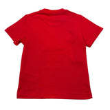 Jeckerson T-Shirt Girocollo Tinta Unita con Stampa per Bambino JB4020 ROSSO JECKERSON 