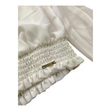 LIU JO camicia tinta unita velata Bianco per Bambina GF1056 BIANCO LIU JO 