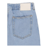 Maison Margiela Jeans Tinta Unita Modello Palazzo Azzurro Per Bambina