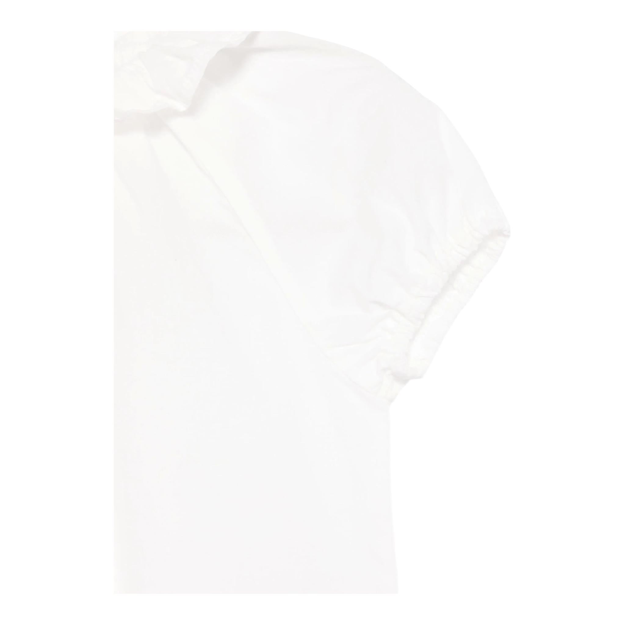 Teddy E Minou Camicia Mezza Manica Tinta Unita per Neonata E25CI008C6039 BIANCO TEDDY E MINOU 