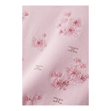 Elisabetta Franchi T-Shirt In Maglia Girocollo Tinta Unita per Bambina EFMA158 ROSA ELISABETTA FRANCHI 