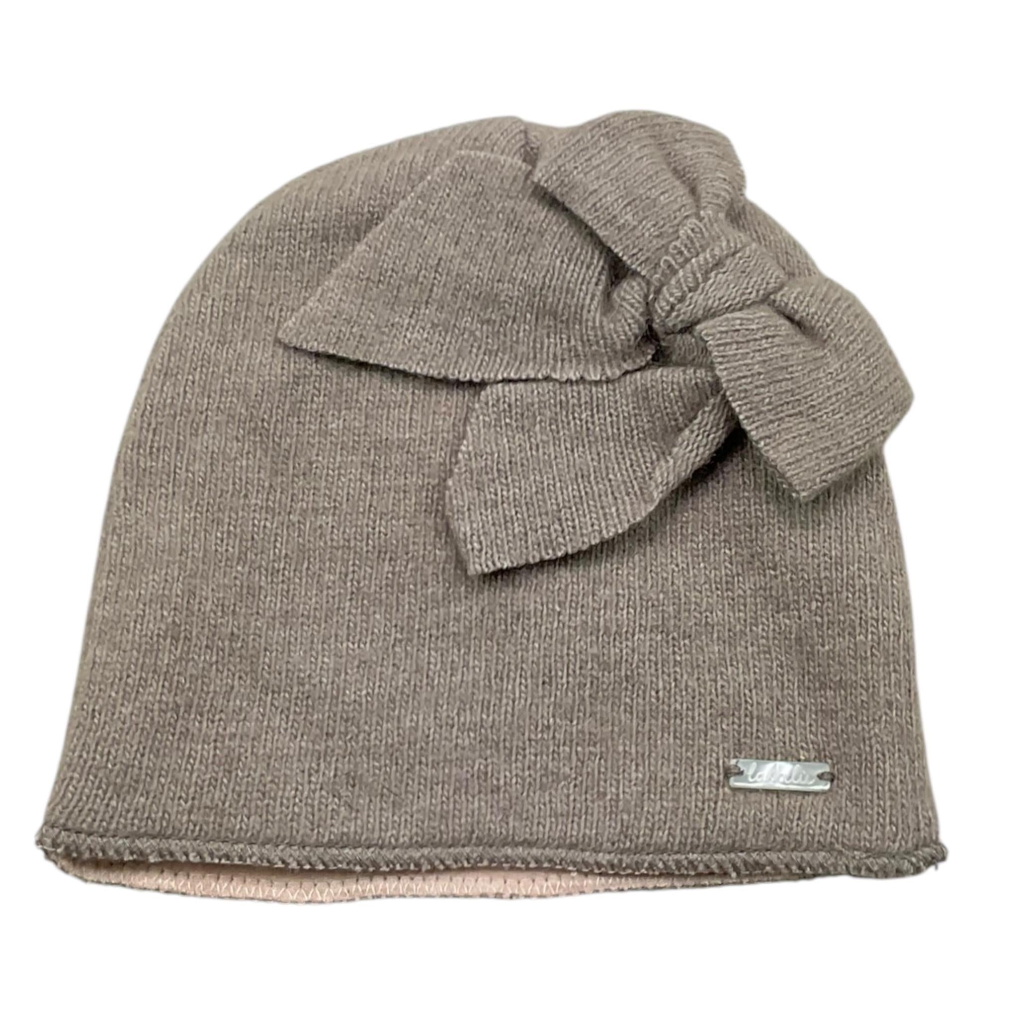 LALALU' cappello tinta unita con fiocco Tortora per Neonata CAL9NX TORTORA LALALU' 