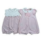 Mayoral Set 2 Pagliaccetti Bicolore per Neonata 1752 BIANCO/ROSA MAYORAL 