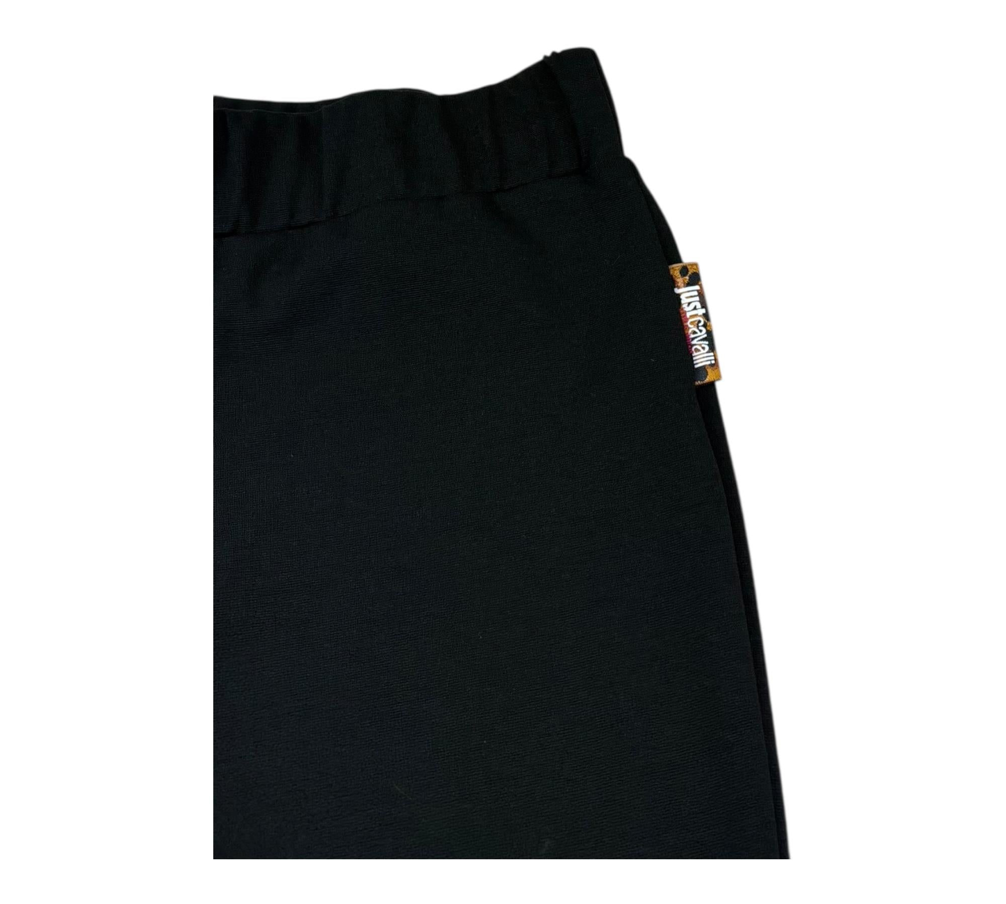 Just Cavalli Pantalone Tinta Unita Modello Zampa per Bambina JGP26170PA NERO JUST CAVALLI 