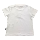 Daniele Alessandrini T-Shirt Girocollo Tinta Unita con Stampa Logo Bianco per Neonato