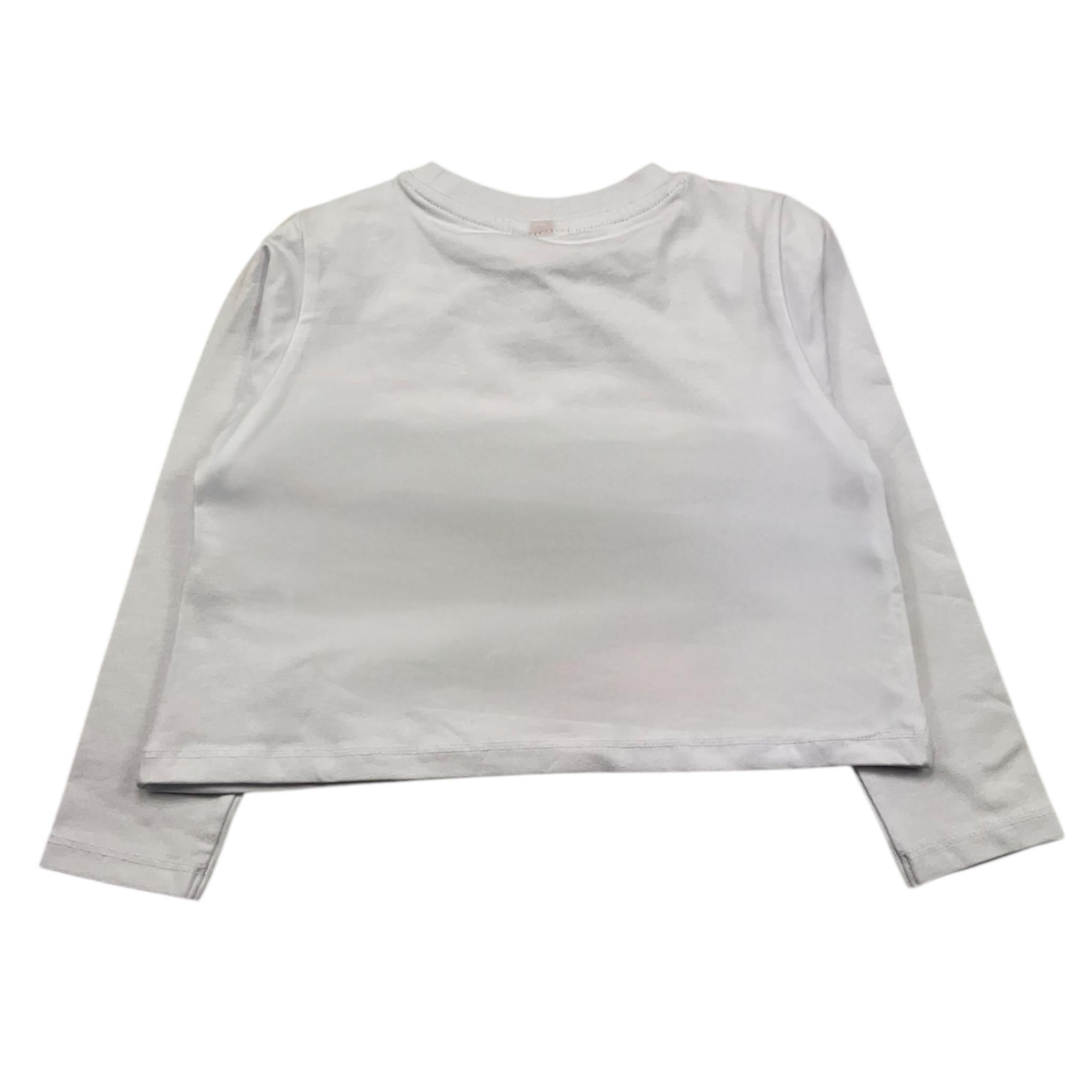 KAPPA shirt girocollo tinta unita con logo Bianco per Bambina 3741MY0070 BIANCO KAPPA 