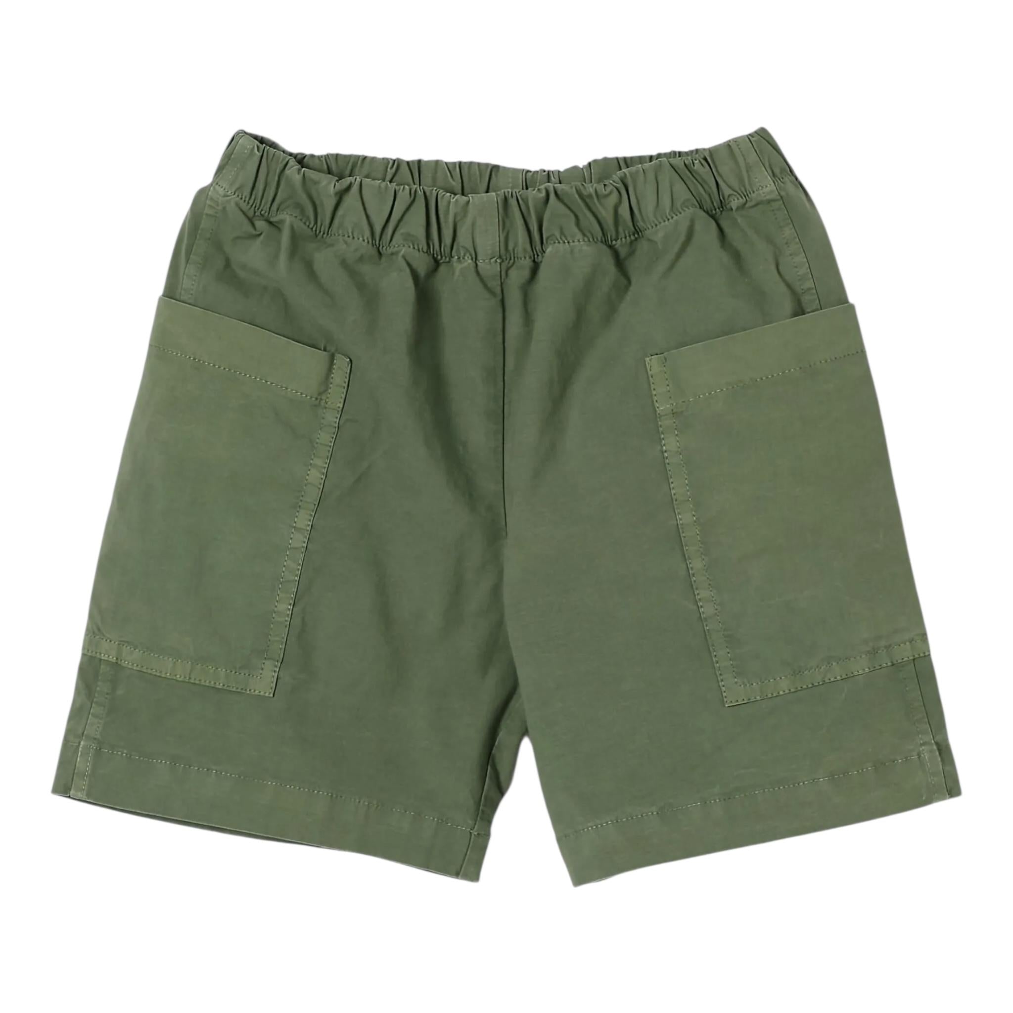 Il Gufo Bermuda Tinta Unita con Elastico In Vita per Bambino P25PB193C6035 VERDE IL GUFO 