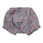 Laranjinha Coulotte Tunta Unita con Stampa Fiori per Neonata 92908V5864R65 BIANCO LARANJINHA 