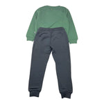 JOHN RICHMOND completo 2pz felpa- pantalone bicolore Nero/verde per Bambino RBA24149CF NERO/VERDE JOHN RICHMOND 