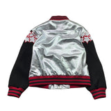 John Richmond Giubbino Tinta Unita con Zip E Stampa per Bambino RGP26096GB ARGENTO JOHN RICHMOND 