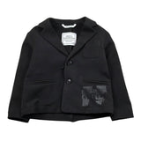 Daniele Alessandrini Giacca Tinta Unita con Logo per Neonato 1291J0833 NERO DANIELE ALESSANDRINI 