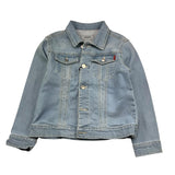 Liu Jo Giubbino In Denim Tinta Unita con Bottoni per Bambino QA2019 BLU LIU JO 