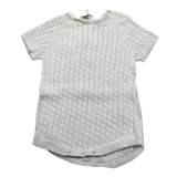 Wedoble Pagliaccetto Mezza Manica Tinta Unita per Neonato V2404305R BIANCO WEDOBLE 