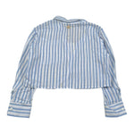 Twinset Camicia Tinta Unita con Fantasia A Righe per Bambina 251GJ2472 BIANCO TWINSET 