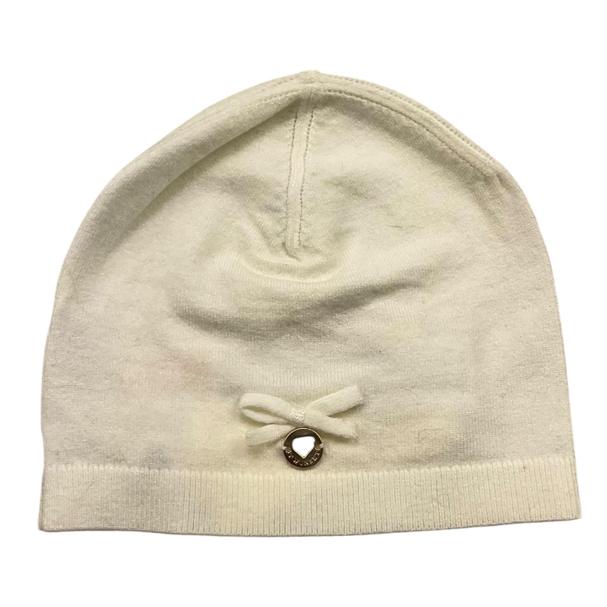 TWINSET cappello tnta unita con ricami Panna per Bambina FA7HAA PANNA TWINSET 
