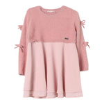 LIU JO abito manica lunga tinta unita Rosa per Bambina KF4097X ROSA LIU JO 