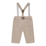 Mayoral Pantalone Tinta Unita con Bretelle per Neonato 1561 BEIGE MAYORAL 