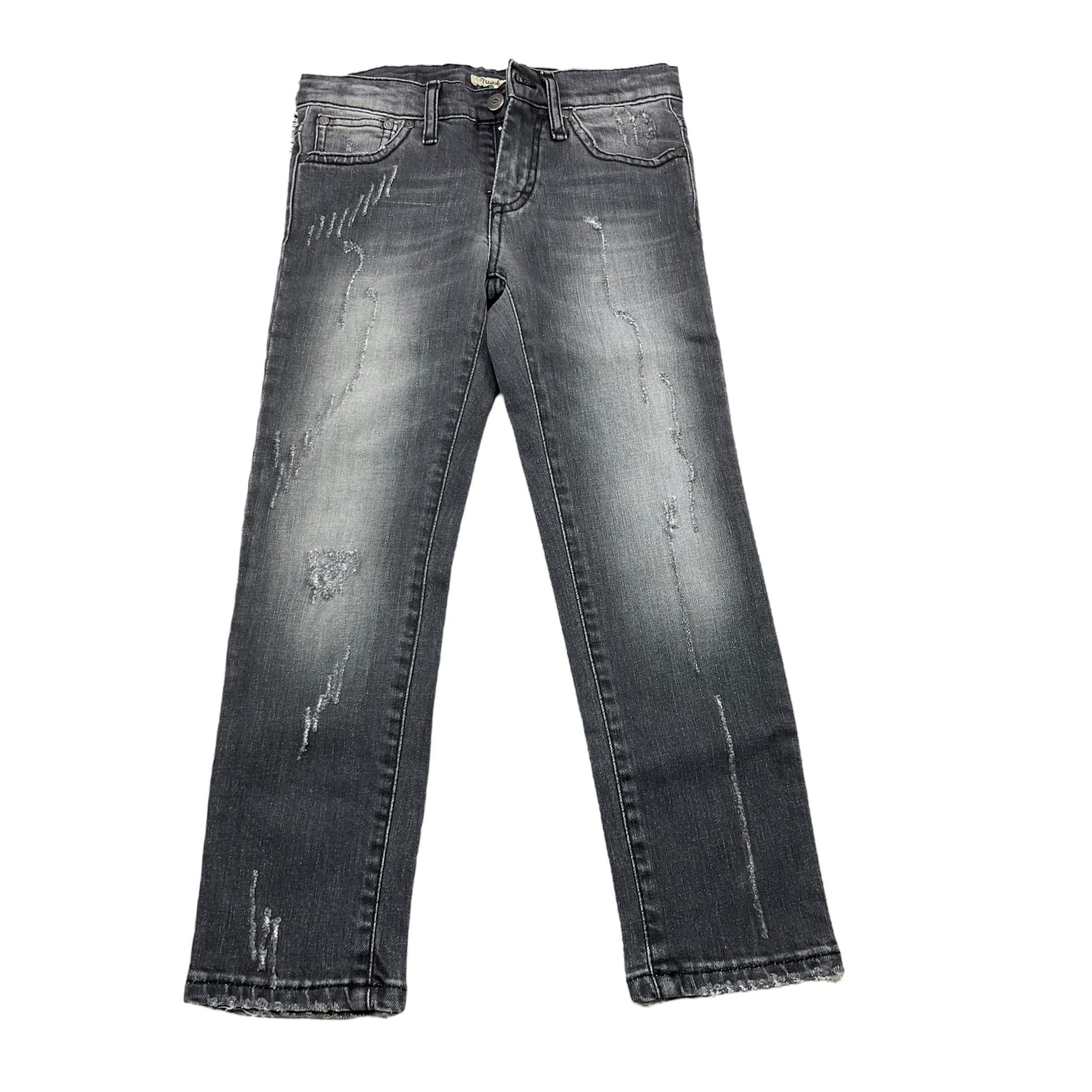 NUPKEET jeans tinta unita con girovita regolabile Nero per Bambino NJNNUP NERO NUPKEET 