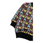 JOHN RICHMOND felpa chiusa girocollo stampa fantasia logo Nero per Neonata RIA25080FE NERO JOHN RICHMOND 