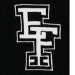 ELISABETTA FRANCHI maglia tinta unita collo alto con stampa Nero per Bambina EFMA141 NERO ELISABETTA FRANCHI 