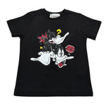 Iceberg T-Shirt Girocollo tinta unita con Stampa Nero per Neonato TSICE5107BXXX NERO ICEBERG 