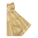 La Sartoria Dei Piccoli Set Abito-Coulotte con Fantasia Ricamata per Neonata LP311 GIALLO LA SARTORIA DEI PICCOLI 