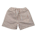 Siviglia Bermuda con Elastico In Vita Fantasia A Righe per Neonato SVNSO17307 BEIGE SIVIGLIA 