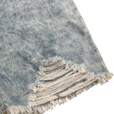 Manila Grace Short In Denim con Girovita Regolabile per Bambina 430PMBS25 AZZURRO MANILA GRACE 