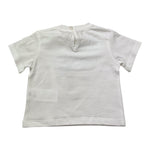 U+È T-Shirt Girocollo Tinta Unita con Stampa per Neonata UE1861 BIANCO U+è 