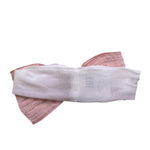 Le Bebe Fasce Tinta Unita con Fiocco per Neonata LBG5854 BIANCO LE BEBE 