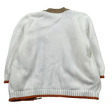 Pure Firenze Cardigan tinta unita con Profili In Contrasto Bianco per Neonato PC01617 BIANCO PURE FIRENZE 