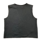 Petit Indi Gilet Tinta Unita Con Bottoni Grigio Per Neonato