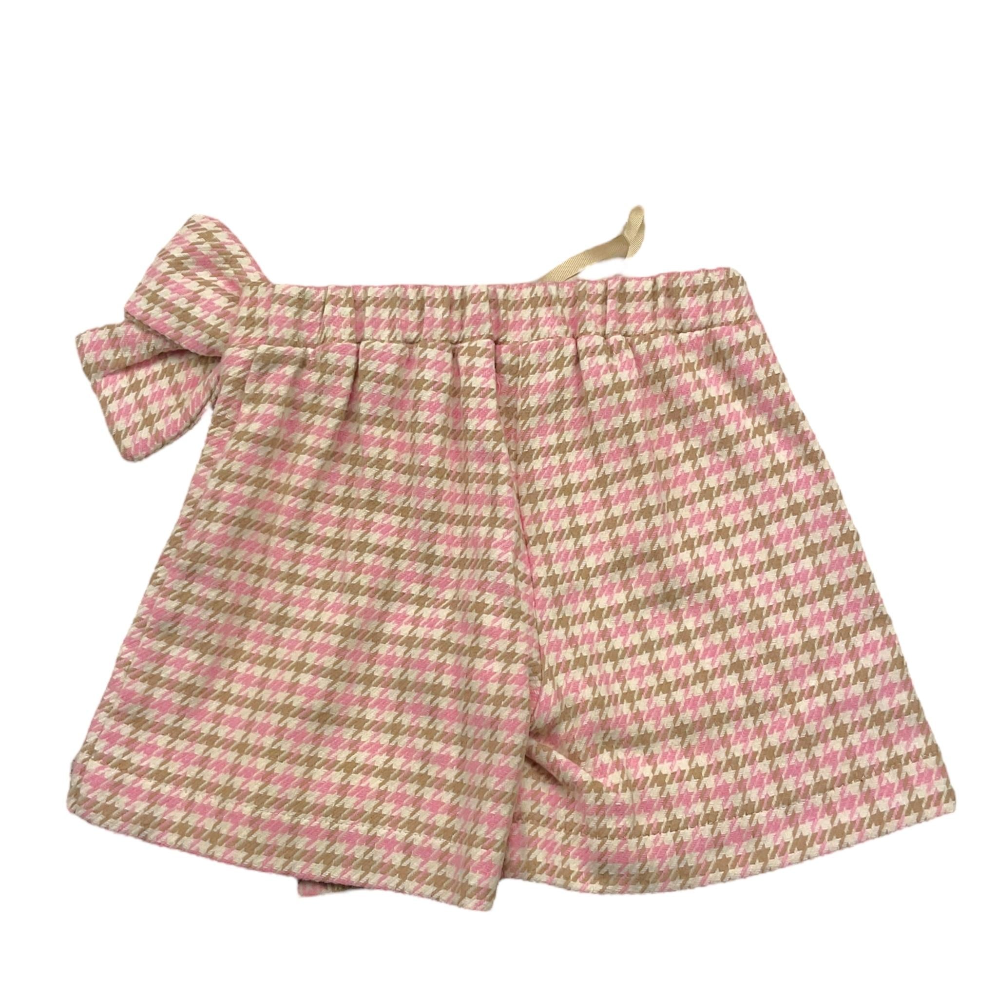 MEILISA BAI short tinta unita con microfantasia Bianco per Bambina FL5885 BIANCO MEILISA BAI 