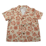 Zhoe & Tobiah Camicia Mezza Manica Tinta Unita Stampa Fantasia per Neonato WI1BN BEIGE ZHOE & TOBIAH 