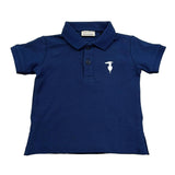 Trussardi Polo Mezza Manica Tinta Unita con Logo per Neonato TIP26002PO BLU TRUSSARDI 