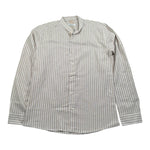 Over-D Camicia Bicolore con Fantasia A Righe per Bambino OK1085SCM BAINCO/BEIGE OVER-D 