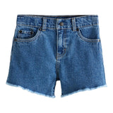 Levi'S Short Tinta Unita In Denim per Bambina 34EM220K BLU LEVI'S 