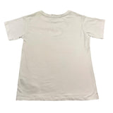 Fun & Fun T-Shirt Girocollo Tinta Unita con Logo per Bambina FNCJTS01019 BIANCO FUN & FUN 